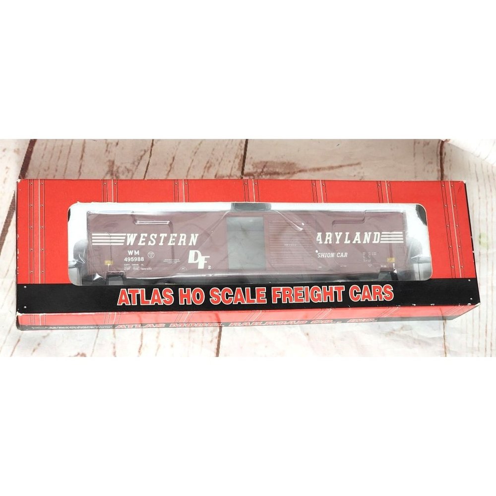 Atlas HO Scale Freight Cars Model Railroad Co. Western Maryland 60’ Model Train